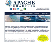 Tablet Screenshot of apachecharters.com.au